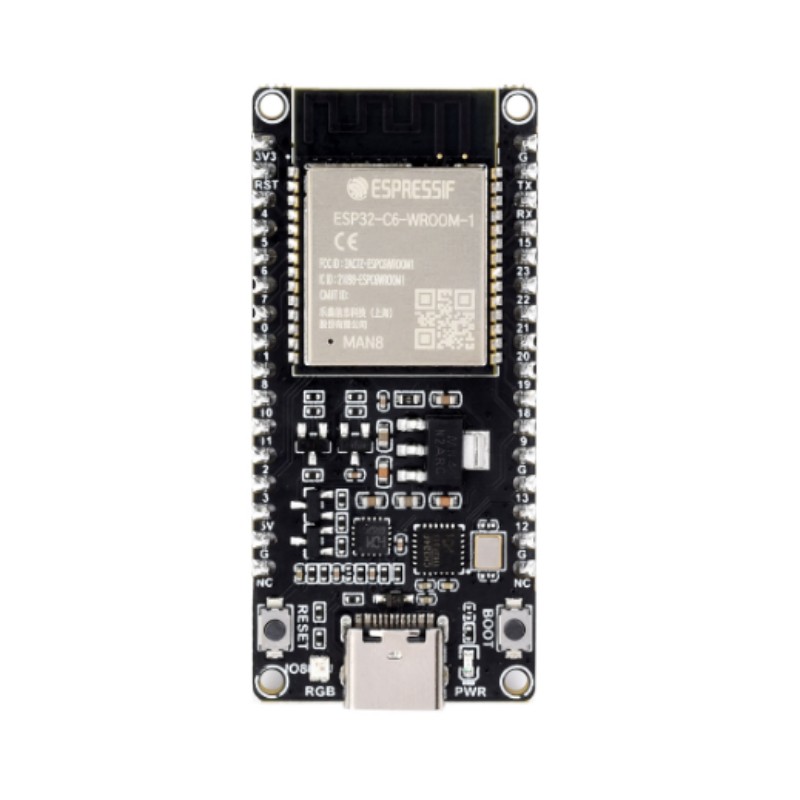 ESP32-C6-DEV-KIT-N8-M سولڈر پن کے ساتھ